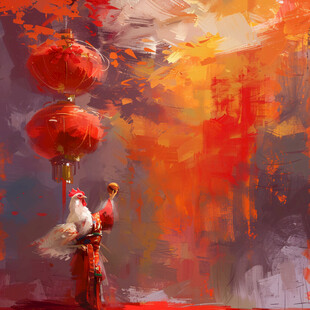 妖精视频画师月见里纱的唯美插画作品